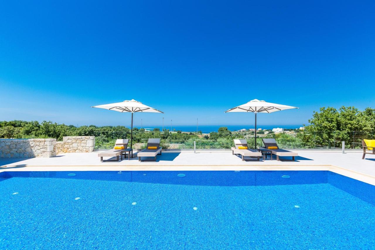 Luxury Cretan Villas With Private Pools Gállos Eksteriør billede