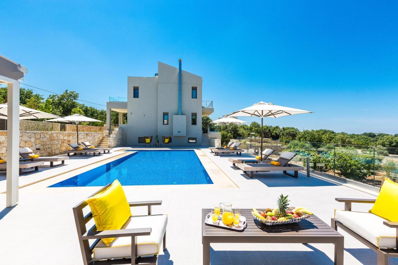 Luxury Cretan Villas With Private Pools Gállos Eksteriør billede