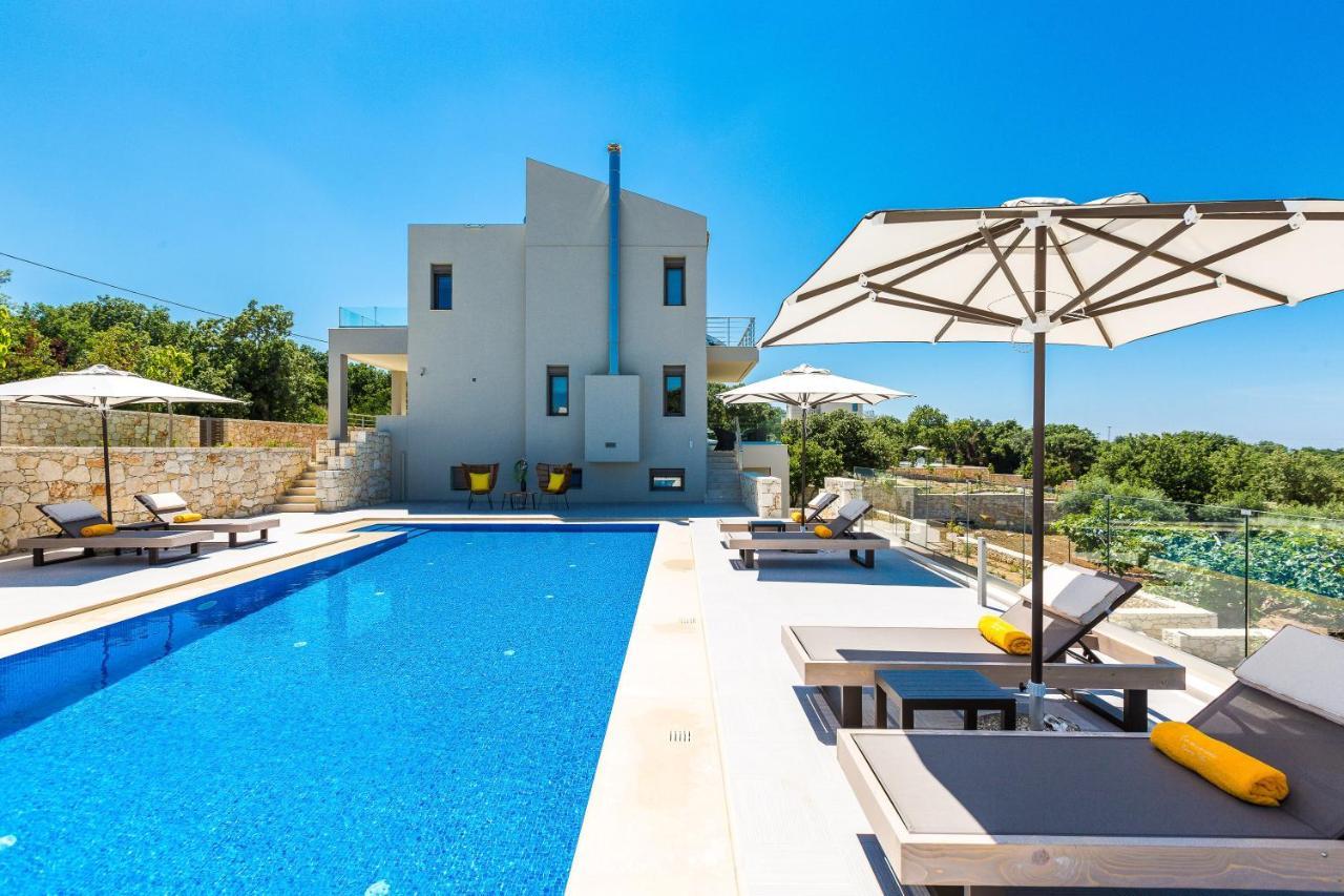 Luxury Cretan Villas With Private Pools Gállos Eksteriør billede