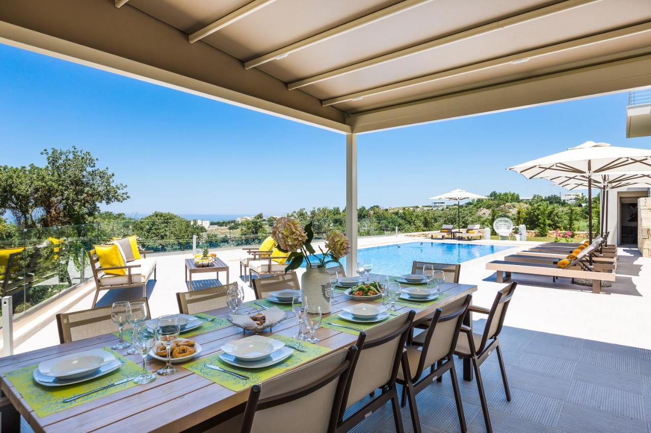 Luxury Cretan Villas With Private Pools Gállos Eksteriør billede