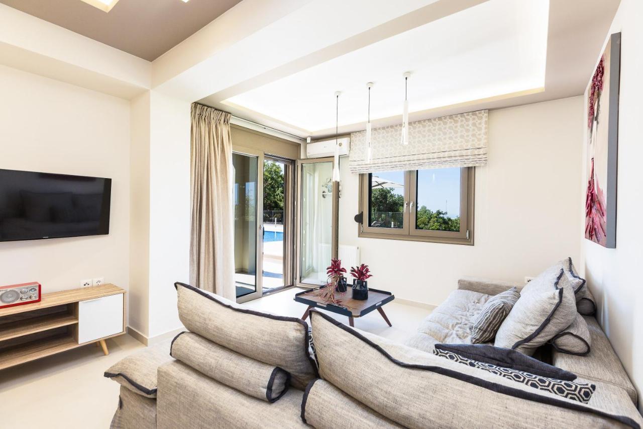 Luxury Cretan Villas With Private Pools Gállos Eksteriør billede