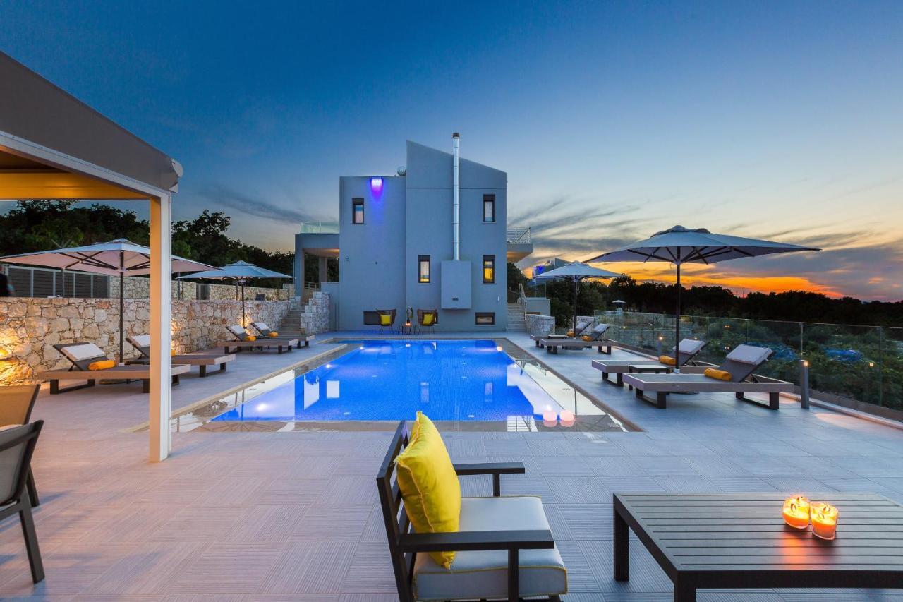 Luxury Cretan Villas With Private Pools Gállos Eksteriør billede