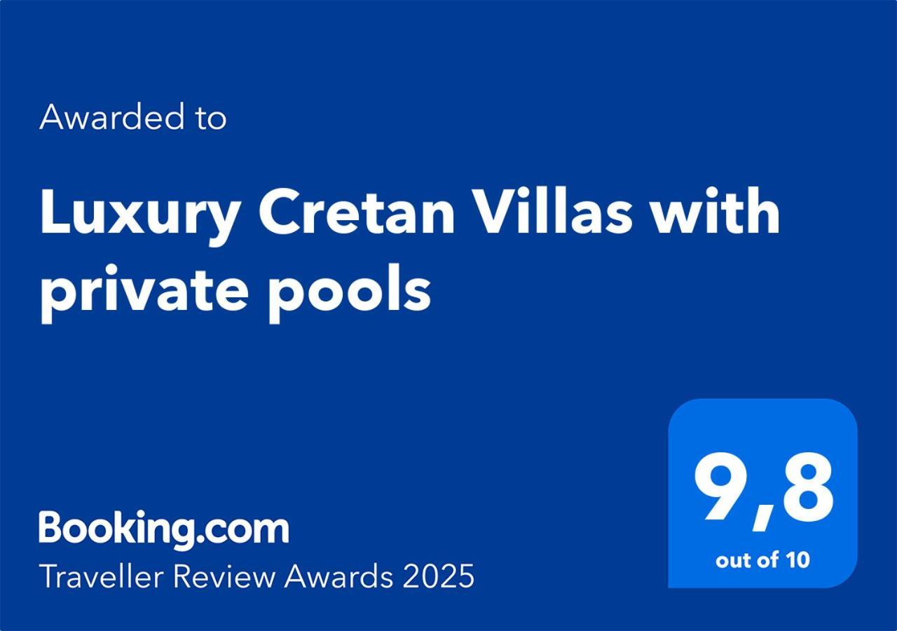 Luxury Cretan Villas With Private Pools Gállos Eksteriør billede